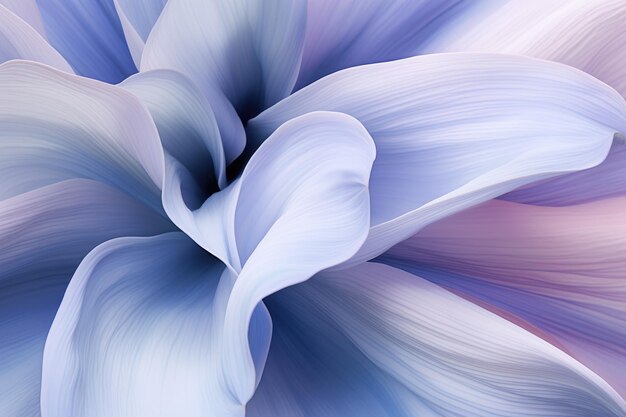 写真 鮮やかな紫青と紫のパステル色の花の背景 クローズアップ 花のコラージュ