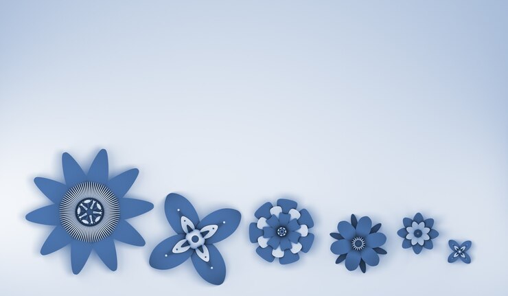 फोटो floral background for spring season with copy space 3d illustration