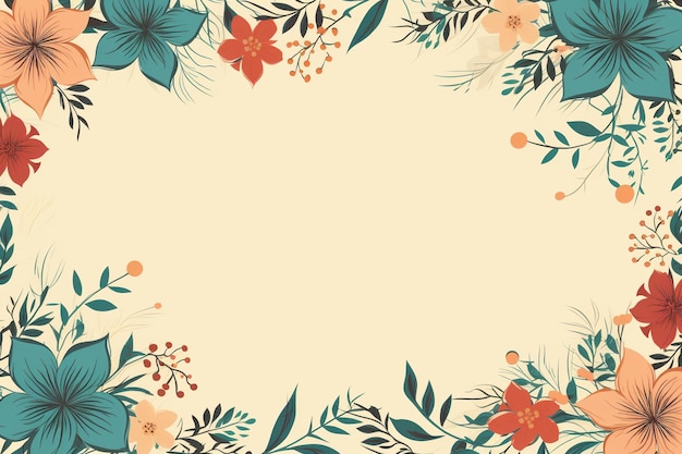 Photo floral background with a place for your text