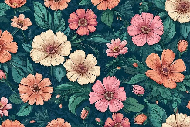 Photo floral background