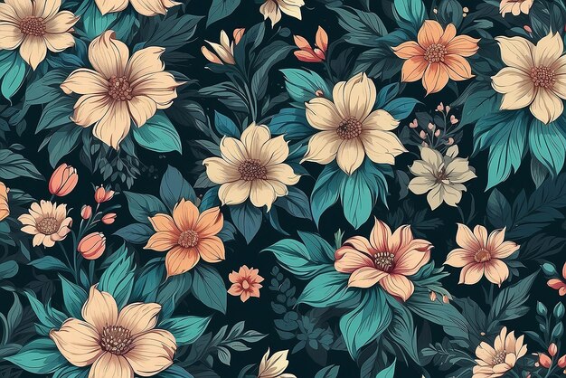 Photo floral background