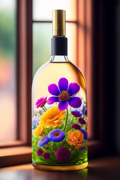 Floral bottle