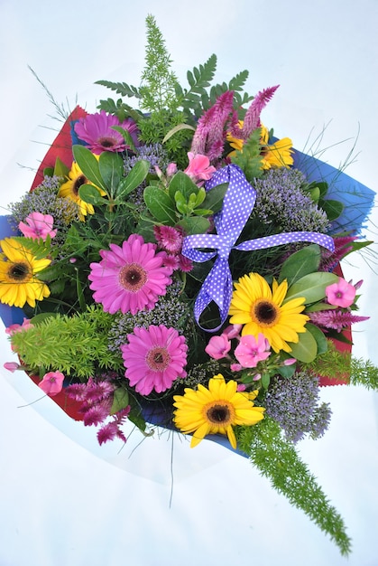 Floral bouquet of different flowers