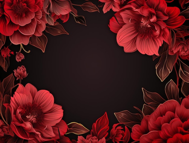 floral decoration classic background