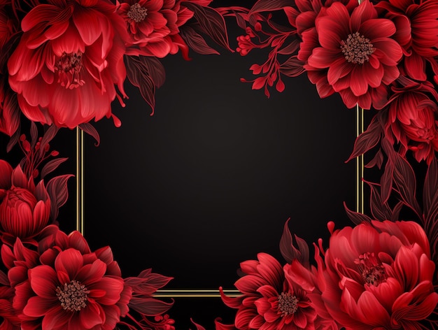 Photo floral decoration classic background