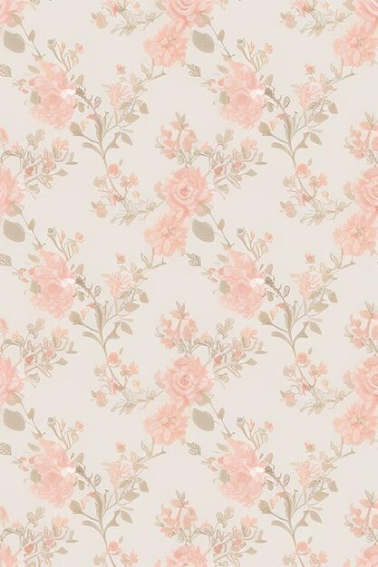 Floral Design Background Wallpaper