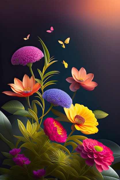 Floral Design Background