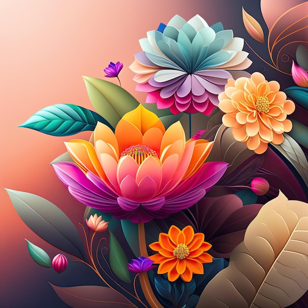 Floral Design Background