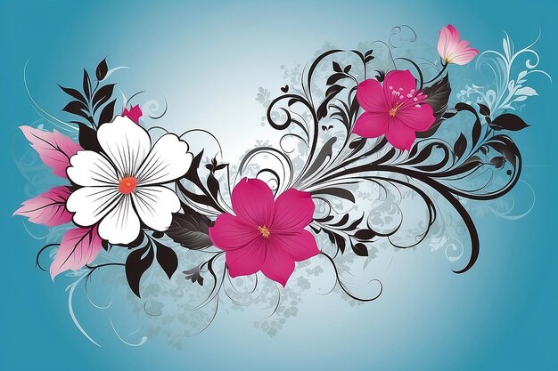 Photo floral design stock illustration