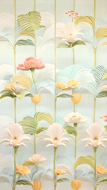 Photo floral dream sweet wallpaper art ai