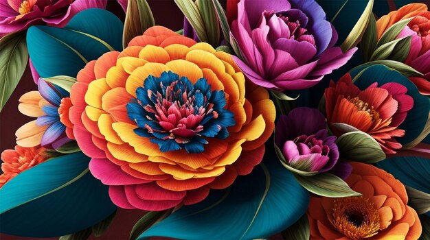 Краска цветочной элегантности
