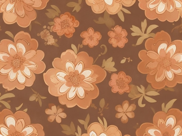 Floral elegance unleashed seamless pattern flower background