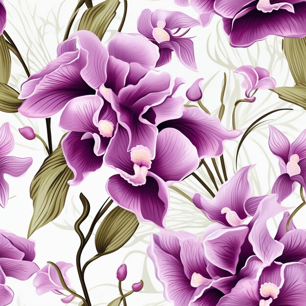 Photo floral fabric for a feminine and delicate look