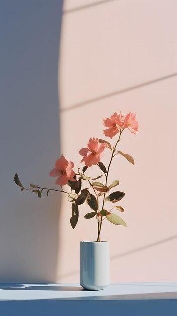 植物の花は自然に隔離されています 春夏の背景植物 美しい植物学的なデザイン p