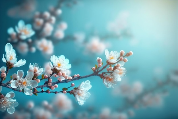 花の花春春の桜の花の抽象的な背景