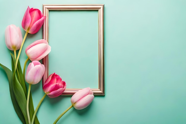 floral frame or background