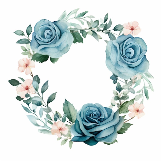 Photo floral frame