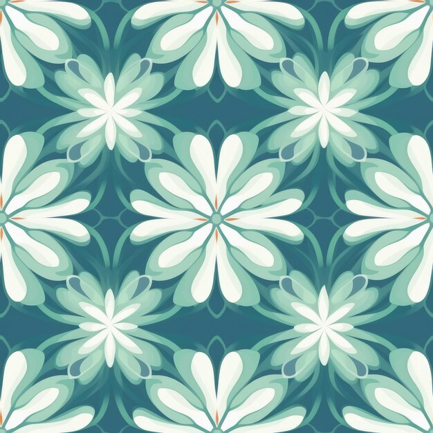 Floral Geometry Wallpaper