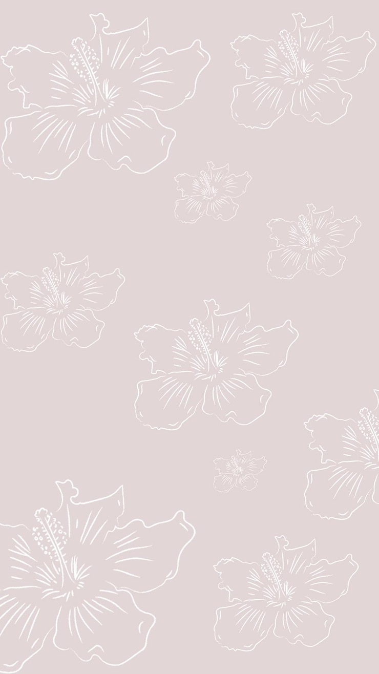 Photo floral handrawn element background design