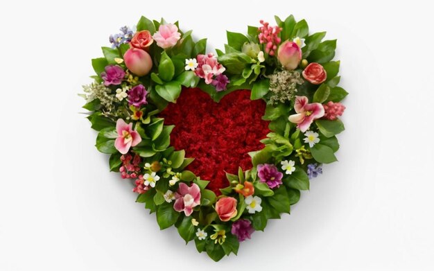 Photo floral heart