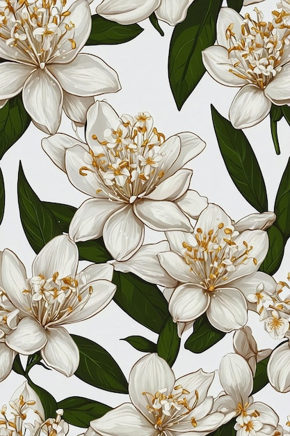 a floral illustration by painting artist