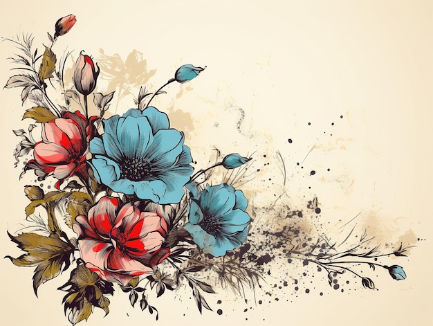 Photo floral illustration