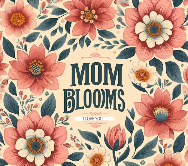 Floral Mothers Day background