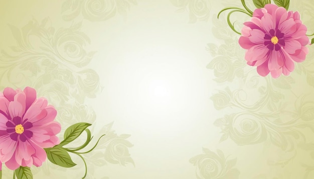 Photo floral pattern background