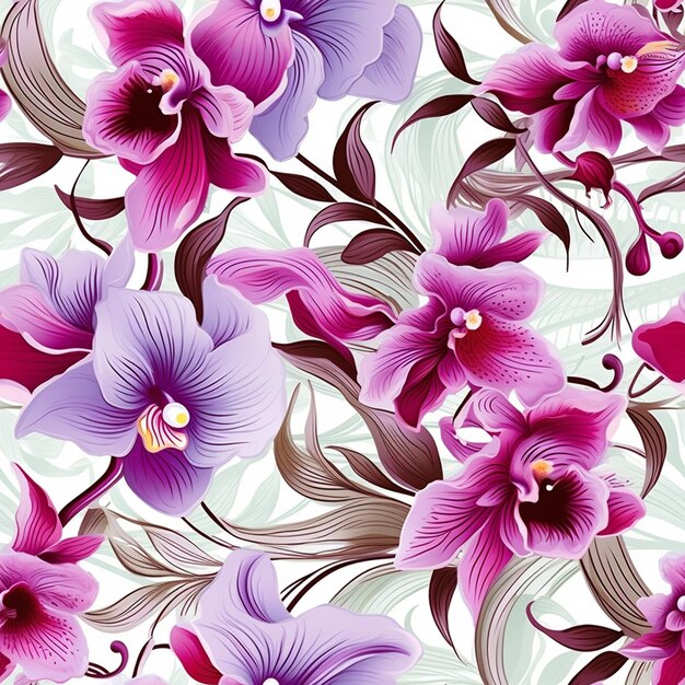 Floral pattern for branding