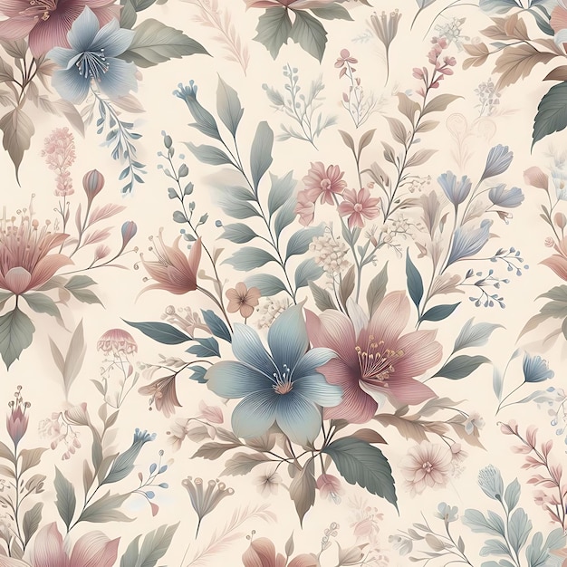 a floral pattern by person