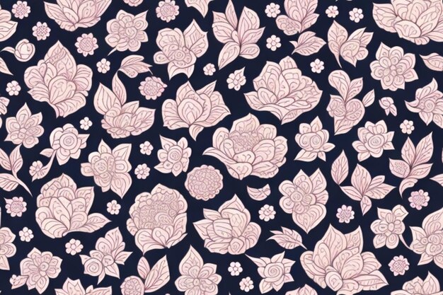 A floral pattern by person.