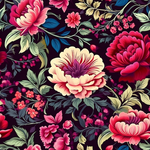 a floral pattern by person.