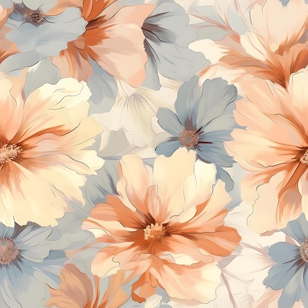 цветочный узор дизайн цветок текстильный принт Цифровой дизайн