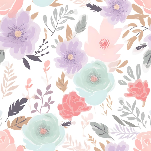 floral pattern design flower textile print Digital Design