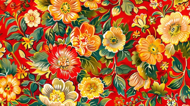 a floral pattern from the collection by person