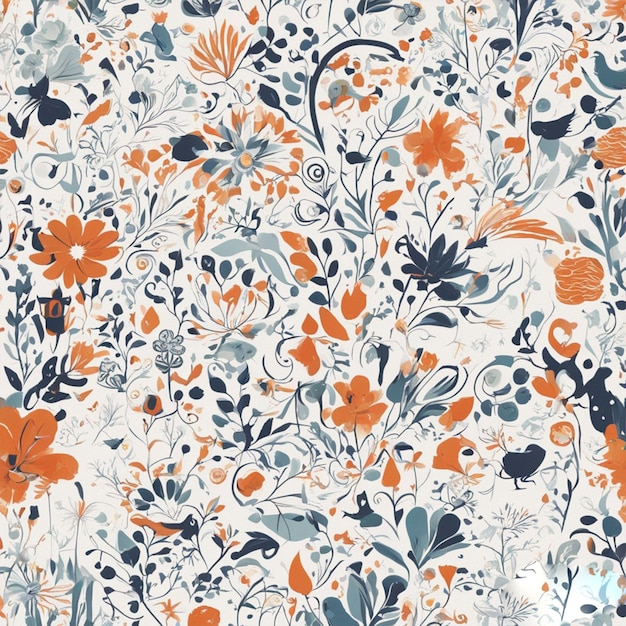 floral pattern wallpaper