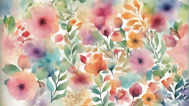 a floral pattern with flowers Cute Aesthetic Wallpapers Images