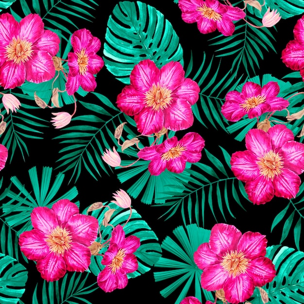 Photo floral pattern