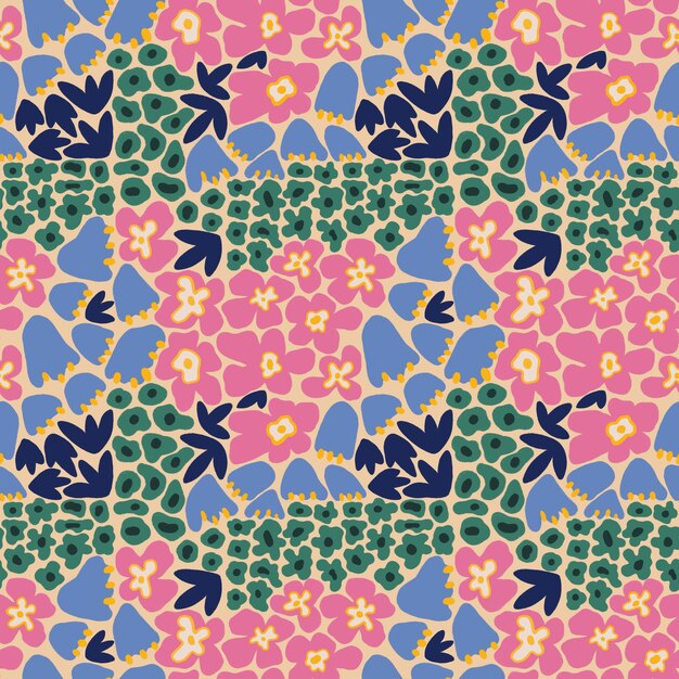 Photo floral pattern