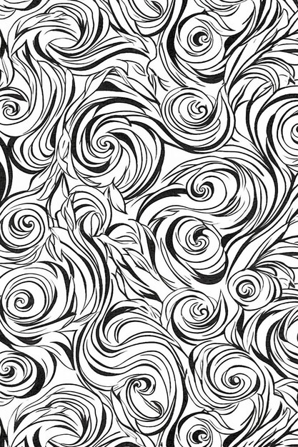 Photo floral patterned coloring pages