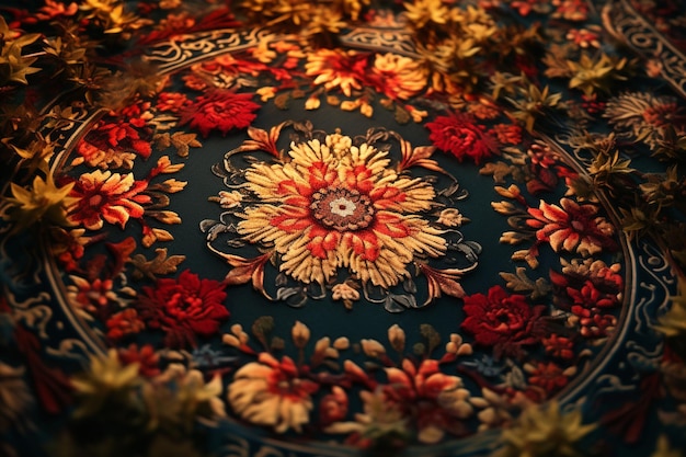Photo floral patterns forming the intricate details of a 00089 00