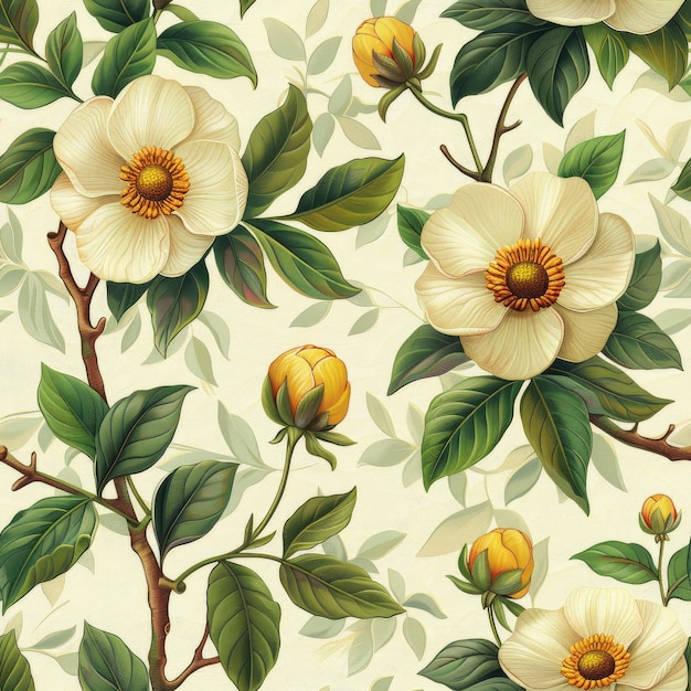 Floral Patterns seamless for background