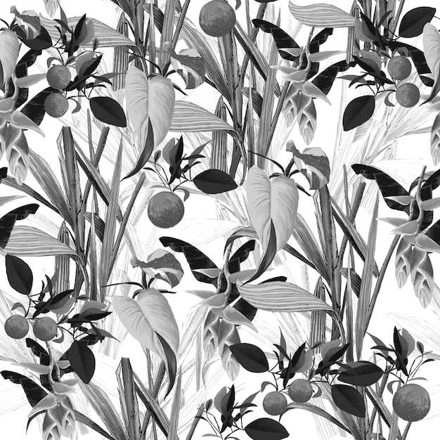 Floral seamless pattern art design illustration background