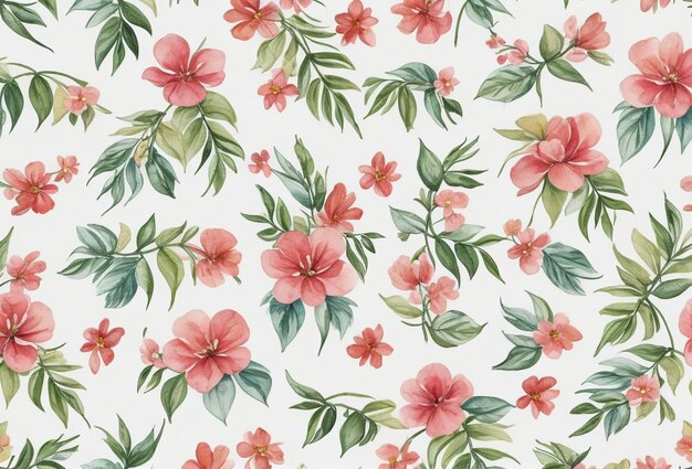 floral seamless pattern HD 8K wallpaper Stock Photographic Image