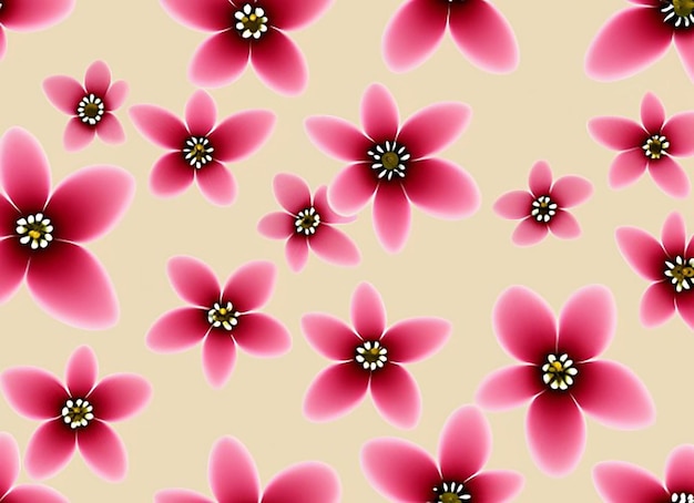 Floral seamless pattern for textile fabric