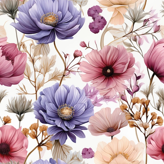 floral seamless pattern