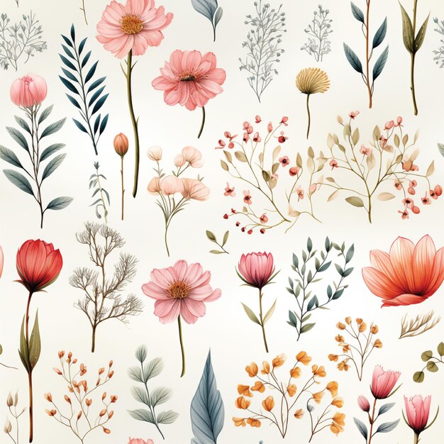 floral seamless pattern