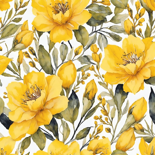 floral seamless pattern