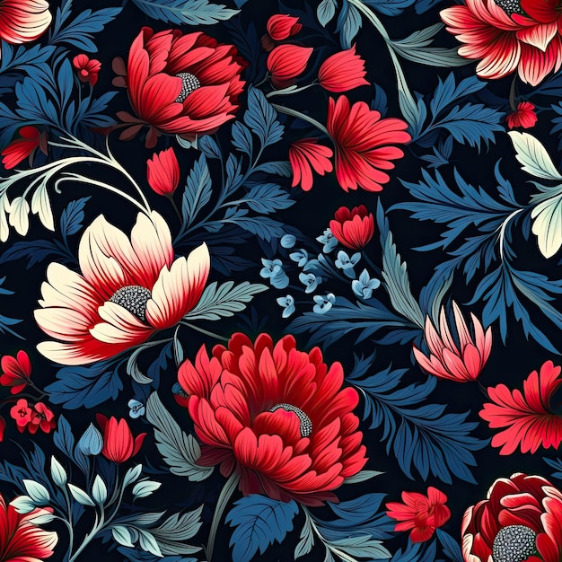 Floral seamless pattern