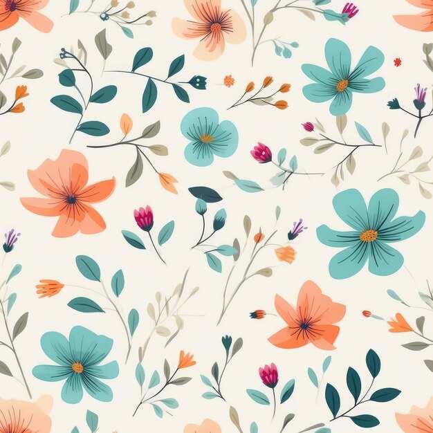 Floral seamless pattern